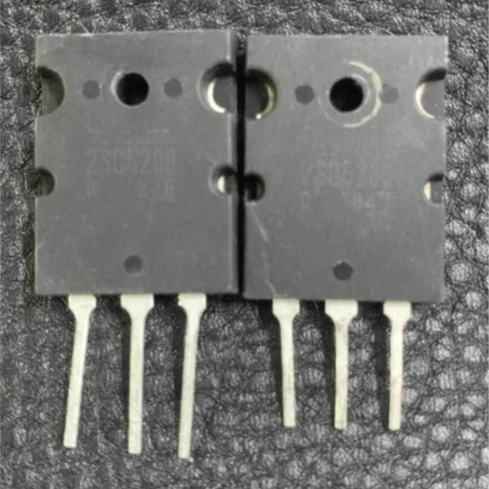 ใช้ 5 คู่ = 10 ชิ้น/ล็อต 2SA1943 2SC5200 A1943 C5200 TTA1943 TTC5200 TO-3PL เดิมถอดชิ้นส่วน
