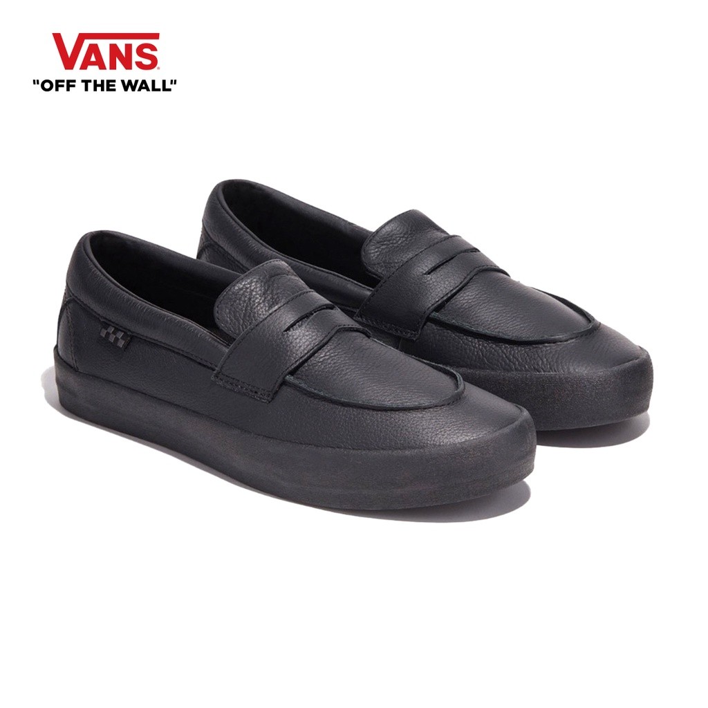 ♞,♘,♙VANS SKATE LOAFER - BLACK/BLACK รองเท้าผ้าใบ VANS ชาย หญิง 2025