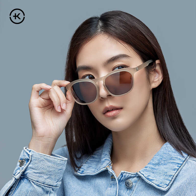 KPLUS แว่นกันแดดแฟชั่น RETRO น้ําหนักเบา ป้องกันรังสียูวี สําหรับวิ่ง Unisex