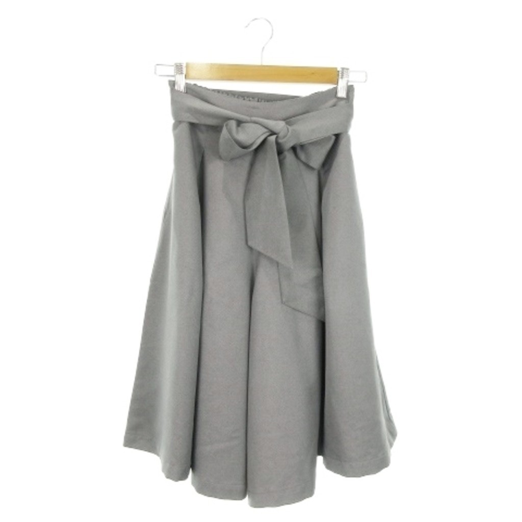 East Boy Pants Wide Half Skircho Tuck Bow 9 Grey Direct from Japan Secondhand