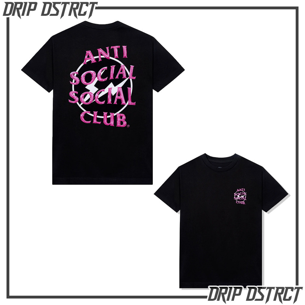 ♞เสื้อยืด Anti Social Social Club X FRAGMENT (ลายพิเศษ) vbc