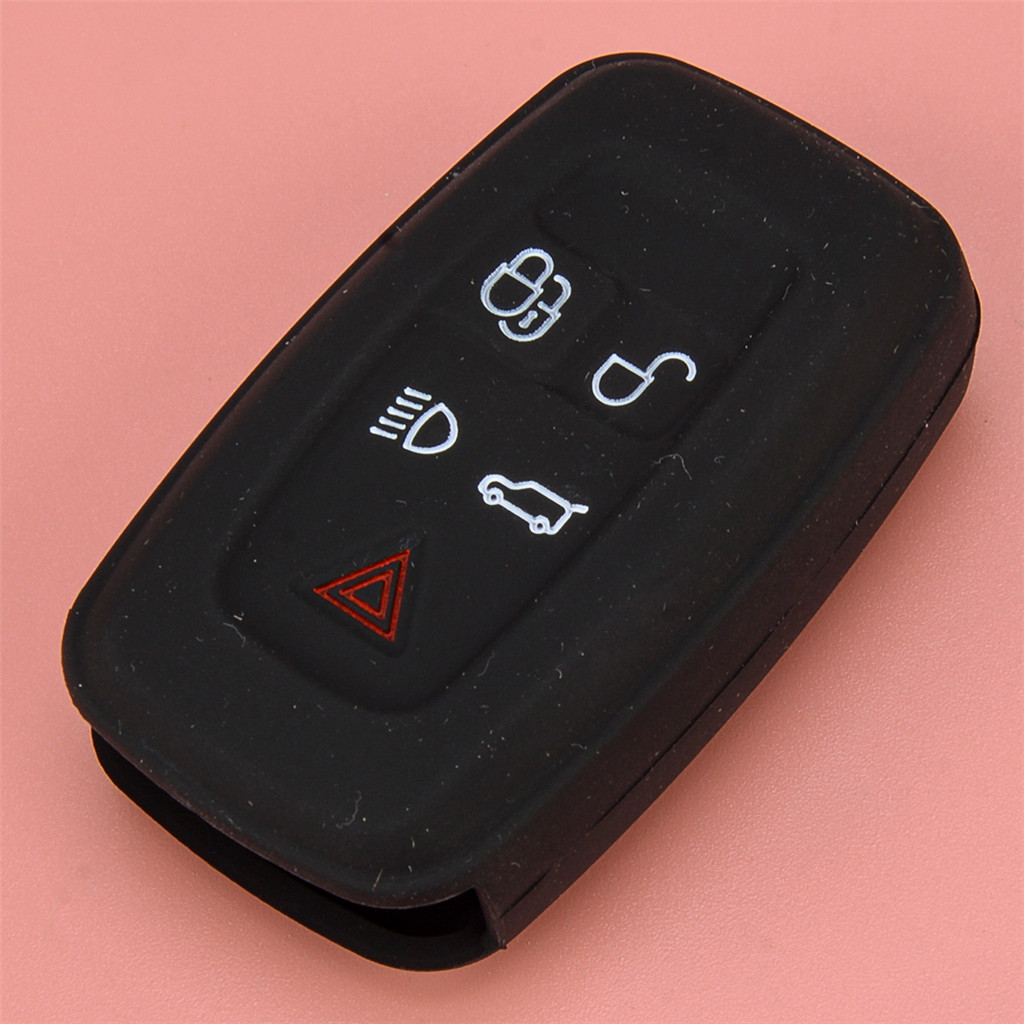 5 ปุ่มฝาครอบกุญแจรีโมท Fob Case Fit สําหรับ Land Rover Discovery 4 Range Rover Vouge Sport