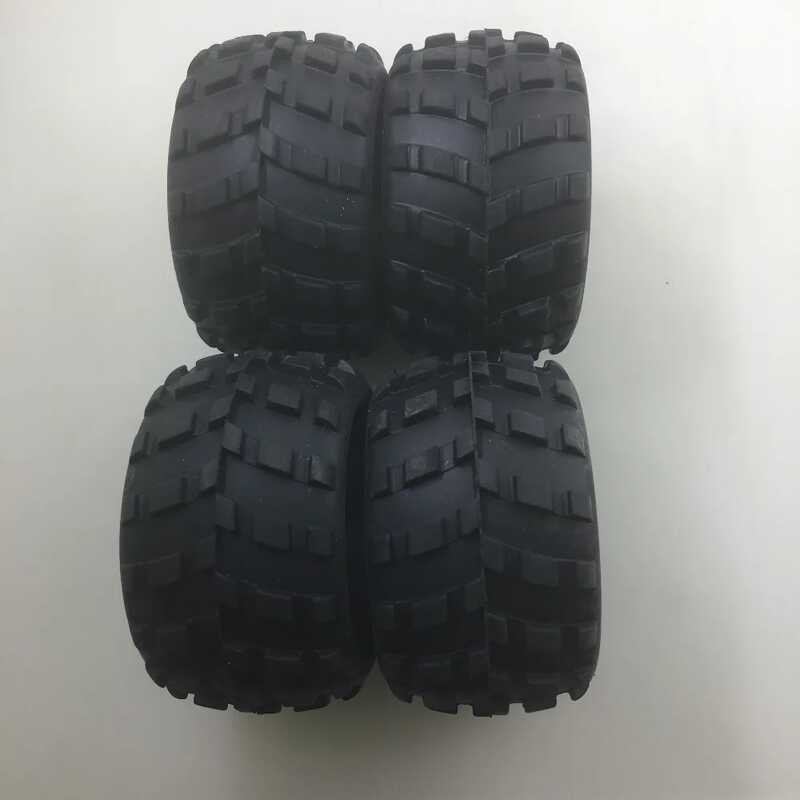 Δ ยางซ้าย + 2 ยางขวาสำหรับ Wltoys A979 1/18 Rc อะไหล่รถยนต์ A979