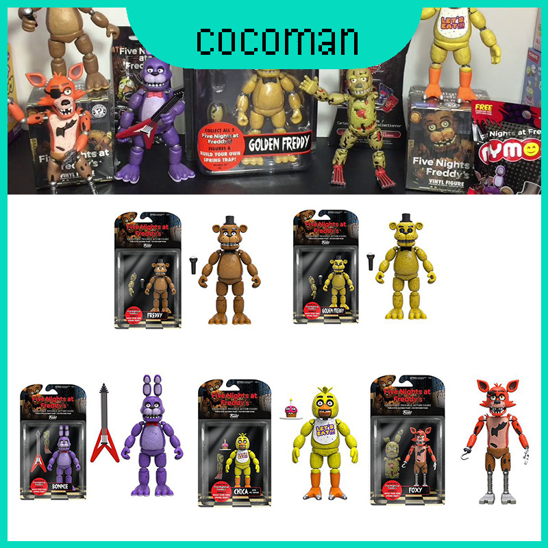 Fnaf Delightful Funko Five Nights At Freddys Action Figure Golden Decor สําหรับ Freddy