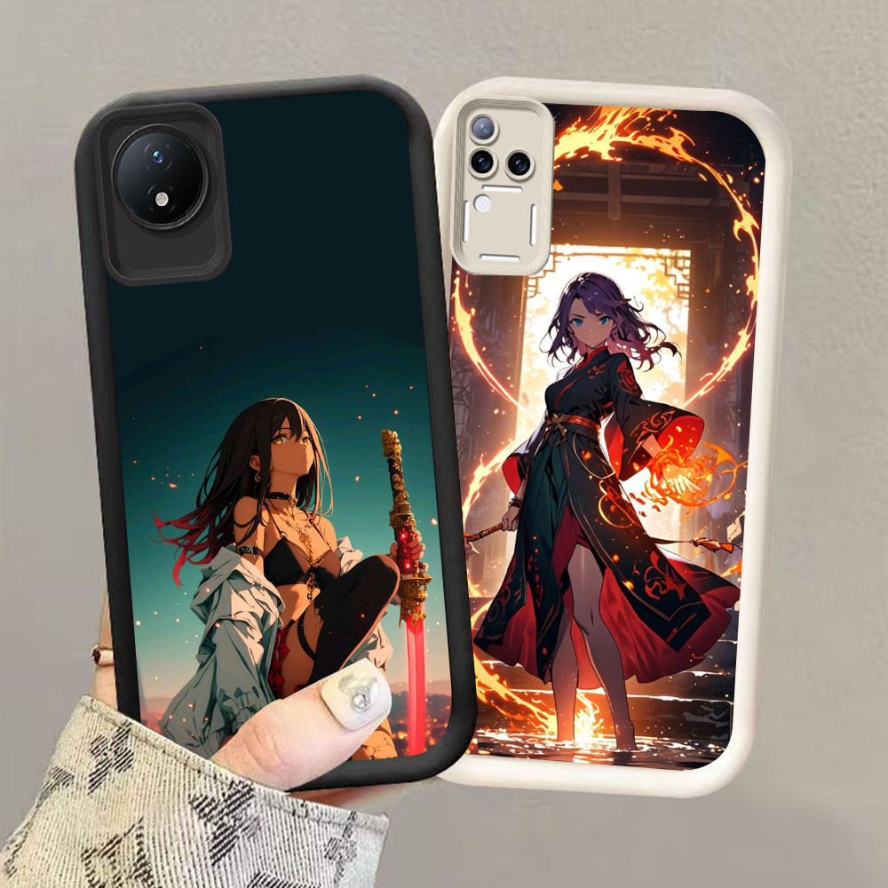 YZ-138 Neon Genesis Evangelion Ritsuko Akagi ปลอกกันกระแทกสําหรับ VIVO V30 V50 T4 Y29 Y02 Y02a Y02t 