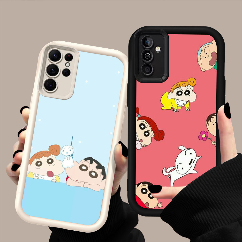 YZ-59 Crayon Shin-chan Nohara ดอกทานตะวันกันกระแทกสําหรับ OPPO Realme A5X 14 C73 14X 2025 14T A5 C71