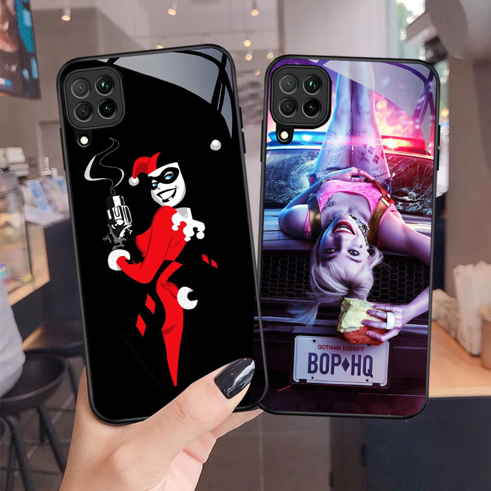 NC-76 S-Sexy Harley Quinn Glass Case สําหรับ Samsung A12 M32 M12 A22 5G