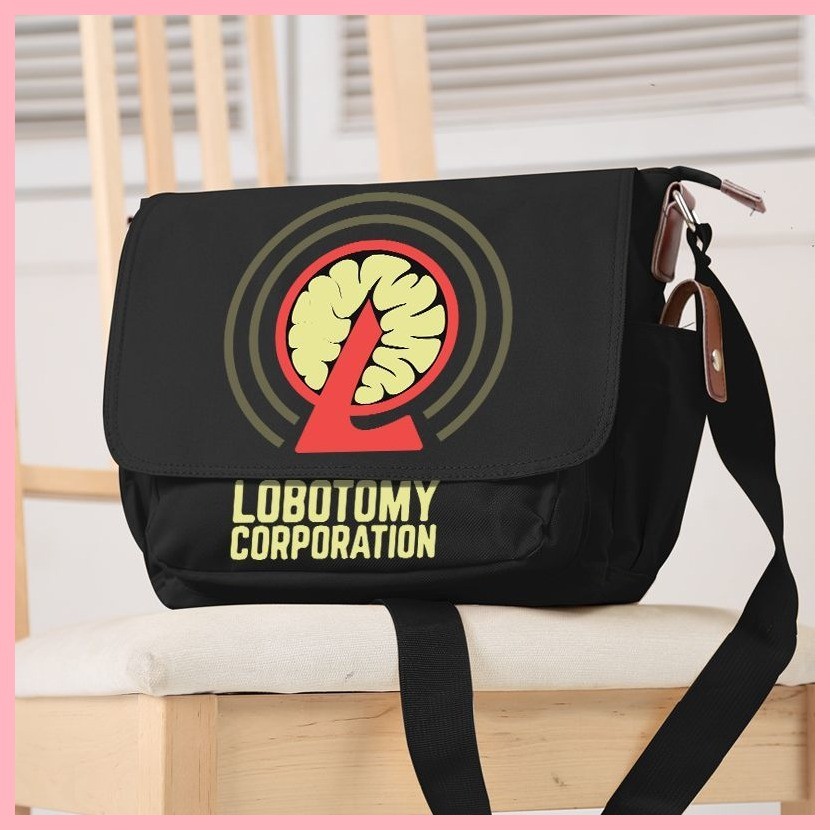[GUYN] Messenger Bag Lobotomy Corporation Brain Company Merchanted Game Anime School Shoulder
