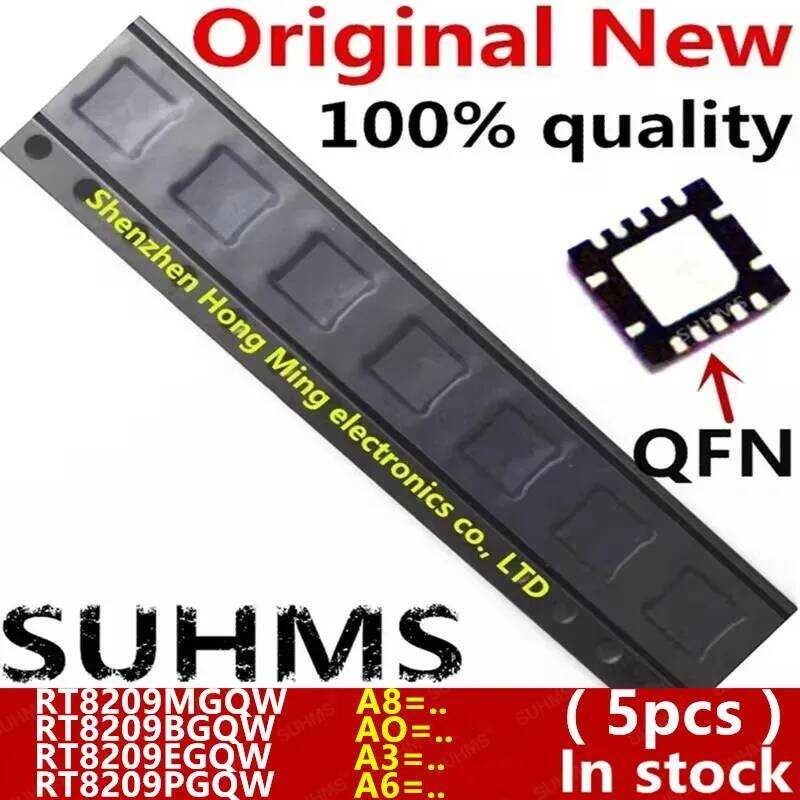 ชิ้น) (5 ใหม่ RT8209MGQW RT8209M A8=EC A8=.. RT8209BGQW RT8209B AO=CB AO=.. RT8209EGQW RT8209E A3=CD