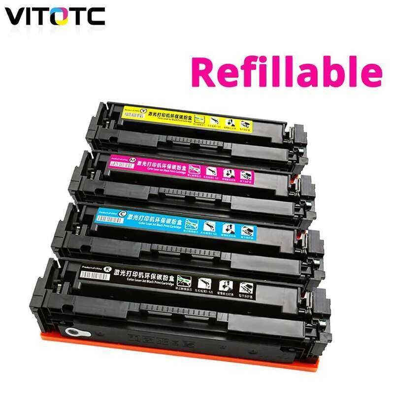 เลเซอร์โทนเนอร์ 204A ตลับหมึก CF510A CF511A CF512A CF513A สําหรับ Color LaserJet Pro M154 MFP M180 M