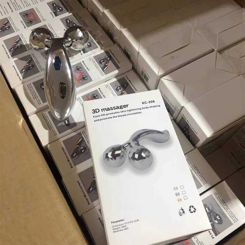 [ออฟไลน์ 1+] [พร้อมเครื่องนวดปัจจุบัน] [3D Roller Lifting Slimming Skin-Bite V Face Slimming Handy T
