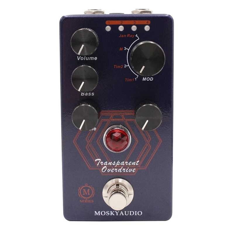 ➧ Mosky King Rat Fuzz การเปลี่ยนรูป Overspeed Effect Guitar Pedal อุปกรณ์