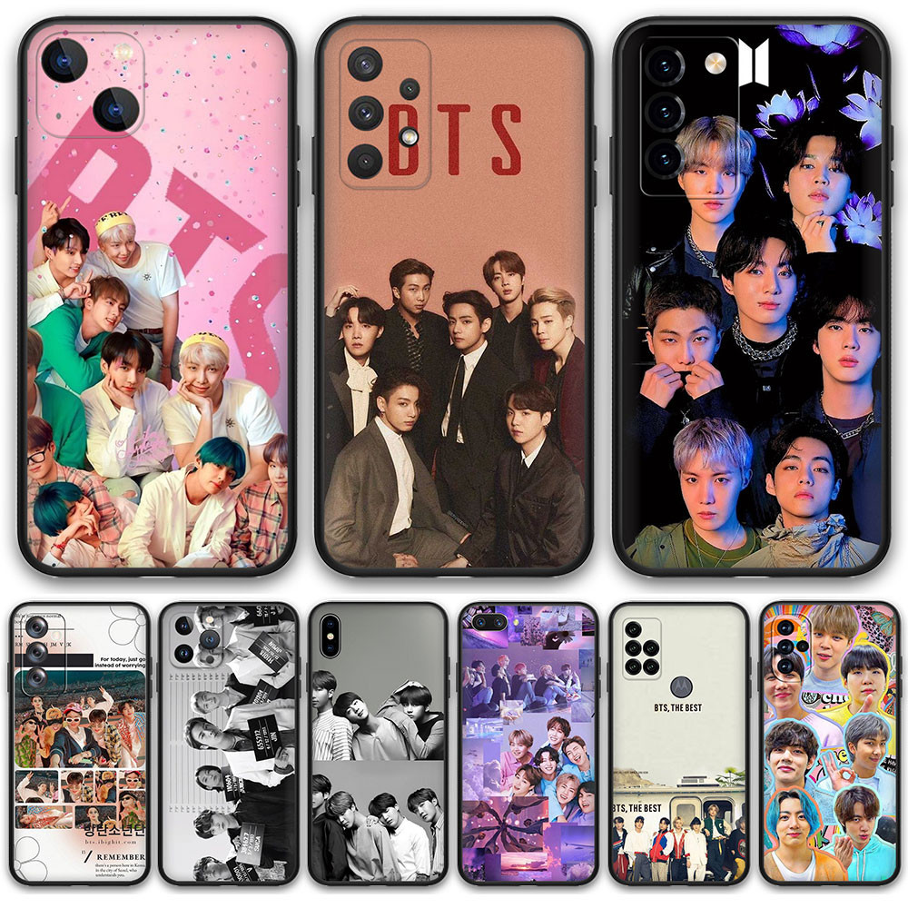 Iphone 5 5s SE 6 6s 6Plus 6sPlus 7 8 SE 7Plus 8Plus X XR XS Max TPU ซิลิคอนฝาครอบโทรศัพท์ DH62 bts
