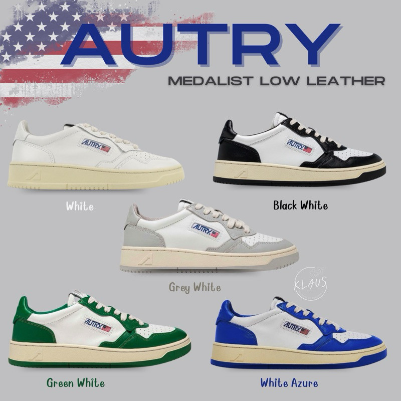 ♞Autry Medalist Low Leather แท้ 100%