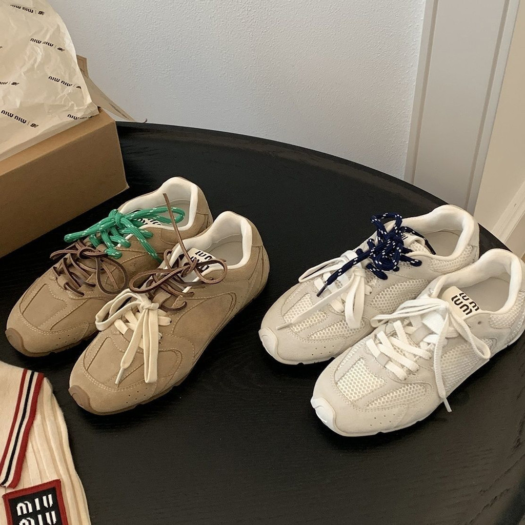 Shanmieleng RV Retro ฤดูร้อน Breathable 2024 รองเท้าลําลองสไตล์ใหม่ Casual กีฬาเยอรมันการฝึกอบรม Forrest Gump รองเท้ารองเท้า
