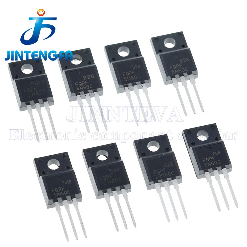 10pcs FQPF4N60C FQPF 5N60 6N60 7N65 8N60 10N60 12N60 15N60 20N60C MOSFET20N60C 600V TO220F N-channel