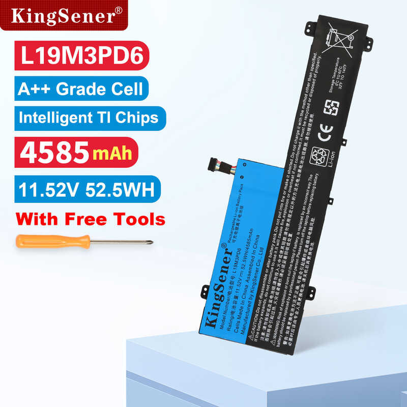 King 8 Sener L19M3PD6 L19L3PD6 แบตเตอรี่แล็ปท็อปสำหรับ Lenovo Ideapad Flex