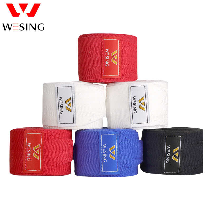 Wesing b Bo Cotton Hand Wraps MMA Muay Thai Bandages Training Compeon Handwraps 6 wraps