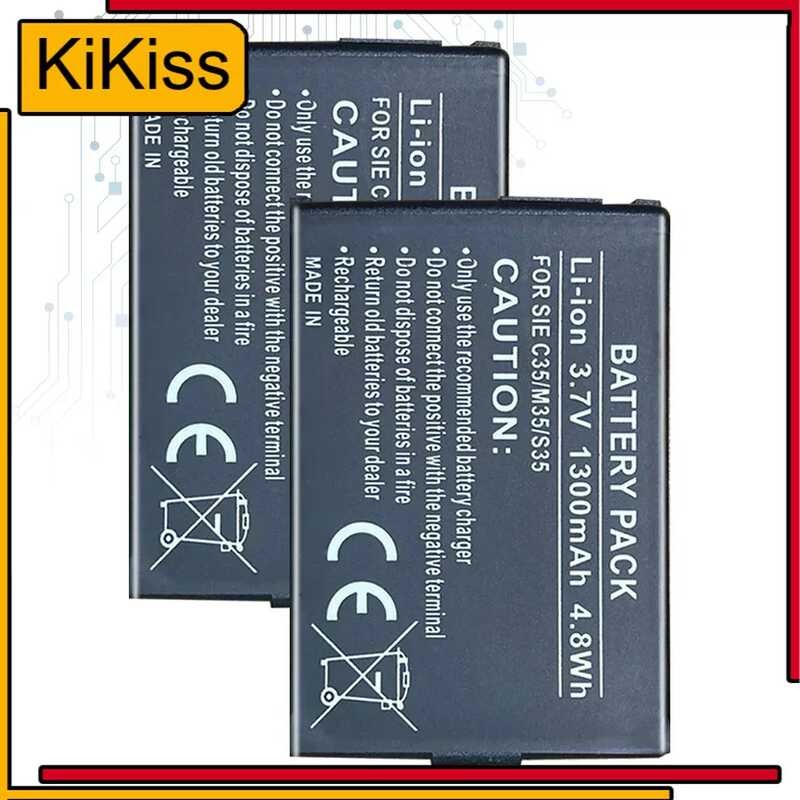 C35 / M35 / S35 1300mAh แบตเตอรี่สำหรับซีเมนส์ 3506 3508 3518 3568 3608 C35 C35e C35i M35 P35 S35