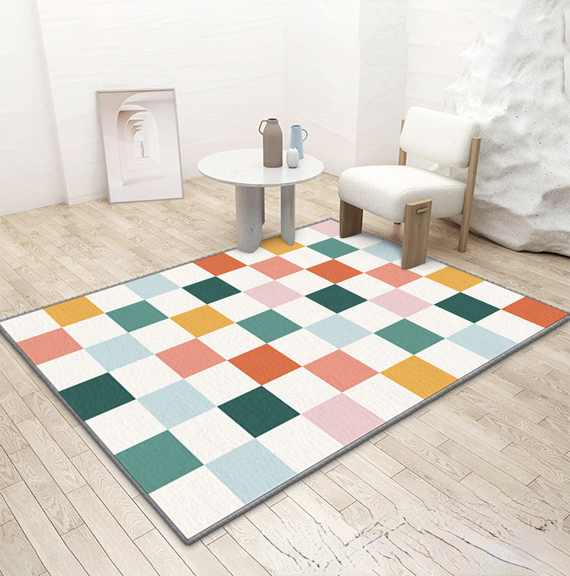 Living Modern Minimalist Carpet Abstract Rugs for Bedroom Home Washable Large Area or Mat Non-slip