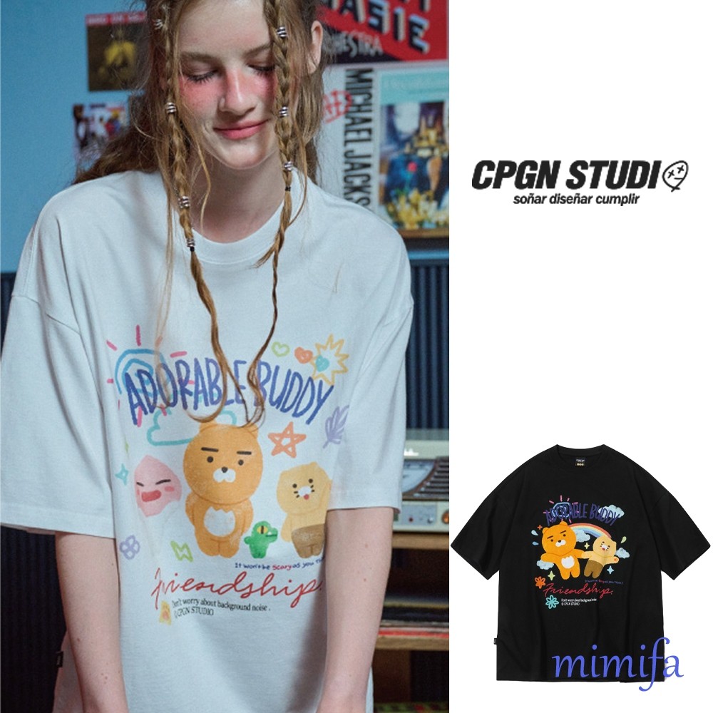 Cpgn STUDIO [CPGN X Kakao Friends] เสื้อยืดแขนสั้น HAPPY BUDDY