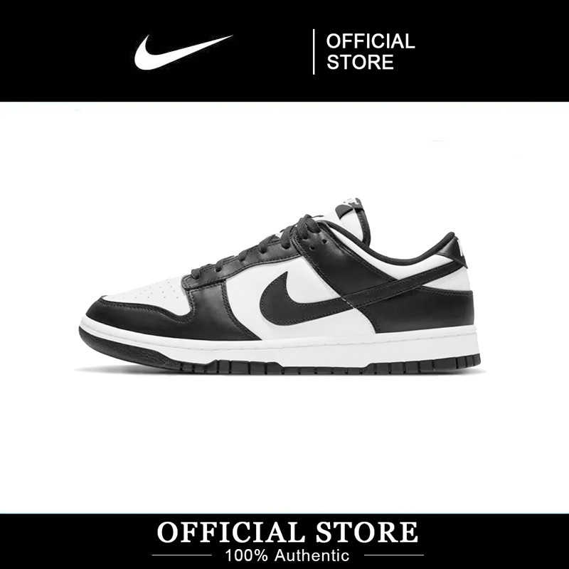 Original NIKE Dunk Retro Black DD1391-100 Low top sneakers unisex black and white panda