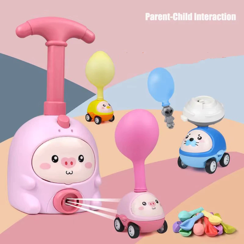 รถของเล่นพลังงานบอลลูนเพื่อการศึกษาสำหรับเด็ก thumbnail 5