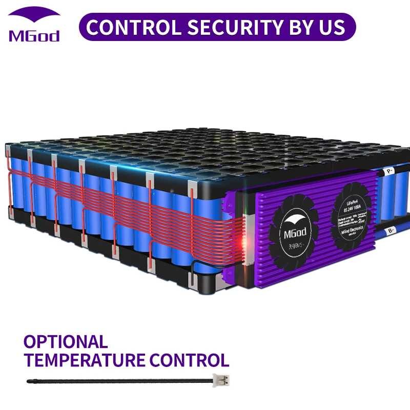 ❤ 16S 48V Lifepo4 100A 80A 60A 50A 40A 30A 20A Batt บอร์ดป้องกัน BMS PCBA Balanced
