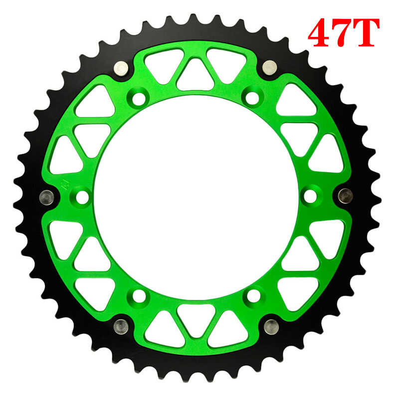▩ 45T-52T รถจักรยานยนต์เฟืองหลังสำหรับ Kawasaki Klx650r Klx300r Klx4
