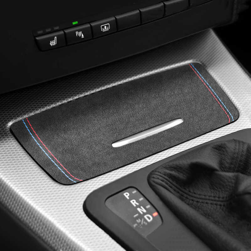 คอนโซลกลางกล่องเก็บของฝาครอบตัดแต่งสำหรับ E90 E92 E93, ส