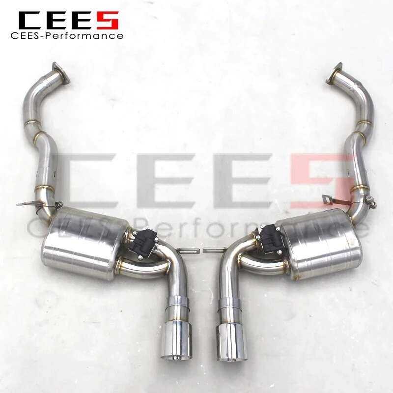 CEES อะไหล่แต่งรถ Tuning ระบบไอเสีย Catback 304SS สำหรับ Porsche Boxster/Cayman 987/987.2 2.7/2.9/3.