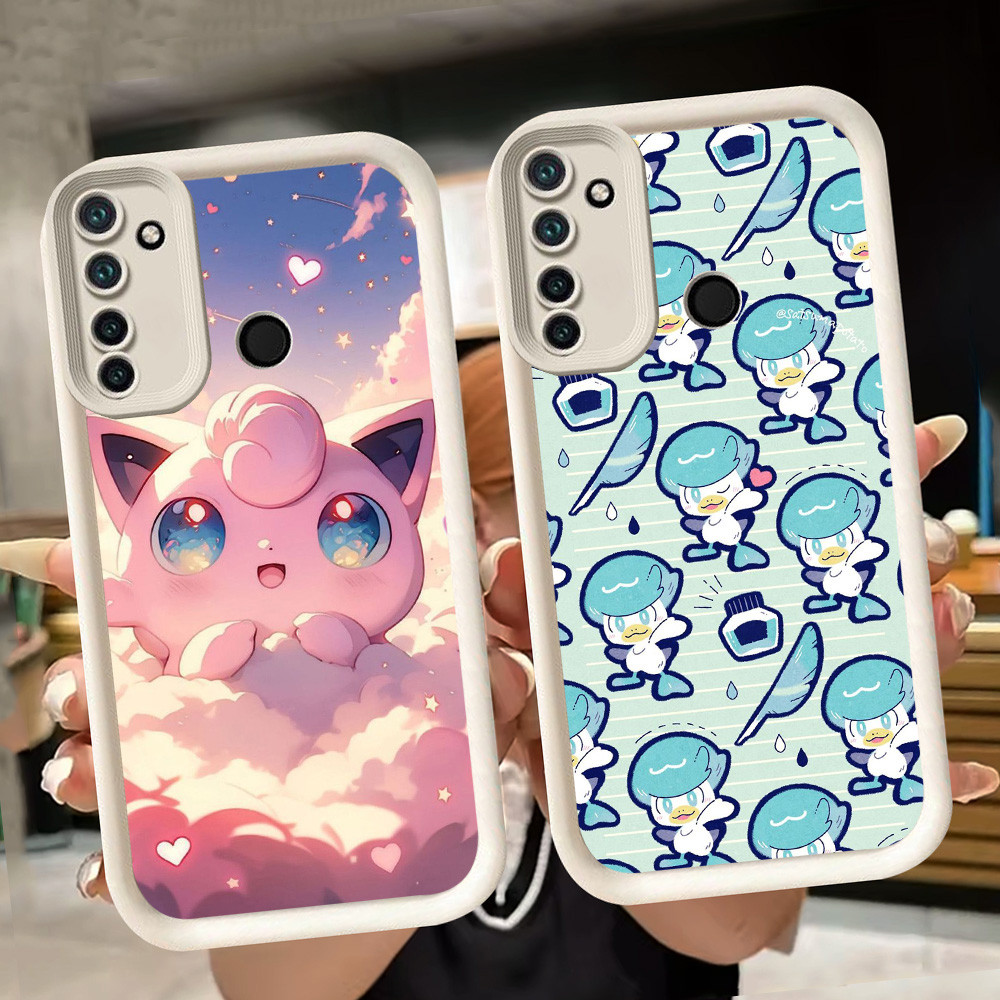 ปลอกอ่อนสําหรับRealme 5i 5s C2s 9i Narzo 10 C75 6i 7i 5 20A 10A C2 C17 14T 14X C71 C73 สีขาวQ74 Poke