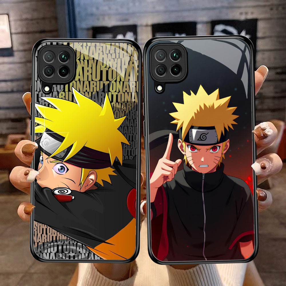 DF-49 Naruto Uzumaki TPU HD Glass Casing สําหรับ Samsung A12 M32 M12 A22 5G