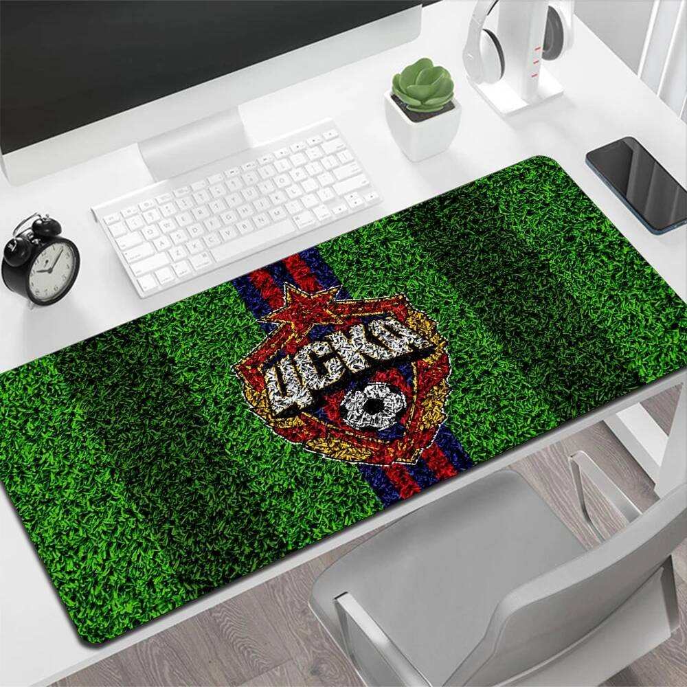PFC CSKA Moscow ทีมฟุตบอล Gaming Mouse Pad แผ่นรองเมาส์ขนาดใหญ่ PC Gamer แผ่นรองเมาส์คอมพิวเตอร์ Big