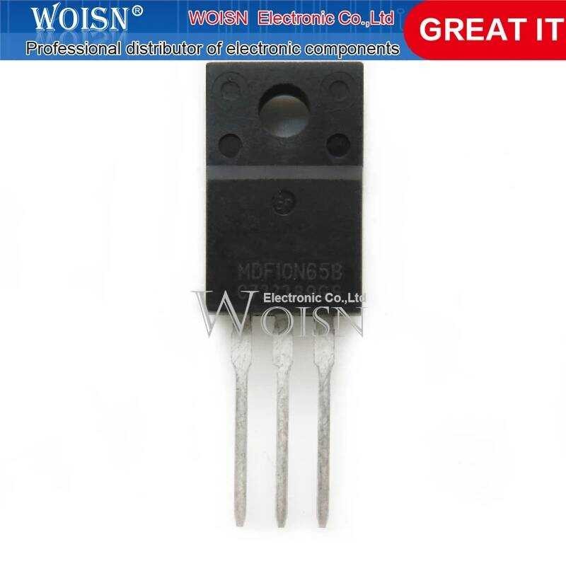 ชิ้น/ล็อต 5 MDF10N65B MDF10N65 10N65B 10N65 TO-220F ใหม่และของแท้ มีในสต็อก