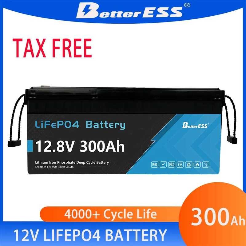 แบตเตอรี่ LiFePo4 12V ใหม่ 24V 100Ah 200Ah 280Ah 300Ah ชุดแบตเตอรี่ลิเธียมไอรอนฟอสเฟตในตัว B