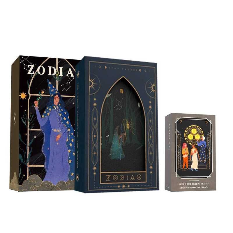 [Woh] Zodiac Tarot Card Weite Series Tower luo Card Weite Star Diamond Card Collection Witte