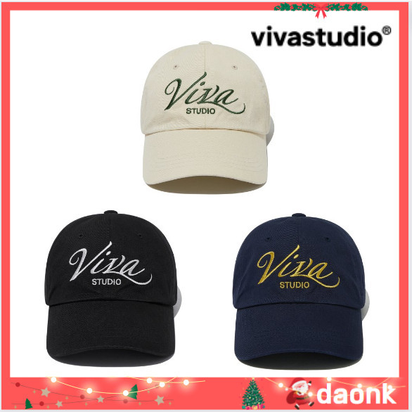 [VIVASTUDIO] Vivastudio หมวกแก๊ปโลโก้ 3 สี ของแท้ 100%