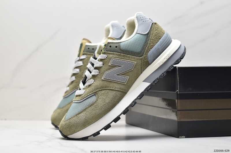 Comfortable Breathable Men Women_New_Balance_U574 Upgraded Series, Retro Low Top Jogging Shoes, Fas
