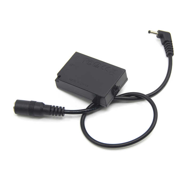 LP 5 LP-E17 แบตเตอรี่ปลอม DR-E17 DR E17 Coupler พร้อมขั้วต่อ DC สำหร