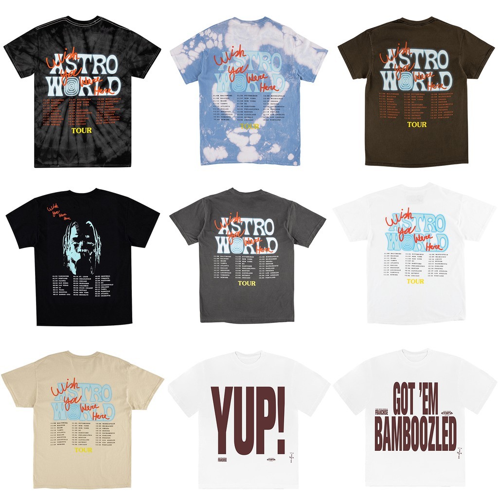 ♞เสื้อทราวิส Travis Scott ASTROWORLD Collection ( ของแท้จาก Official) vgt