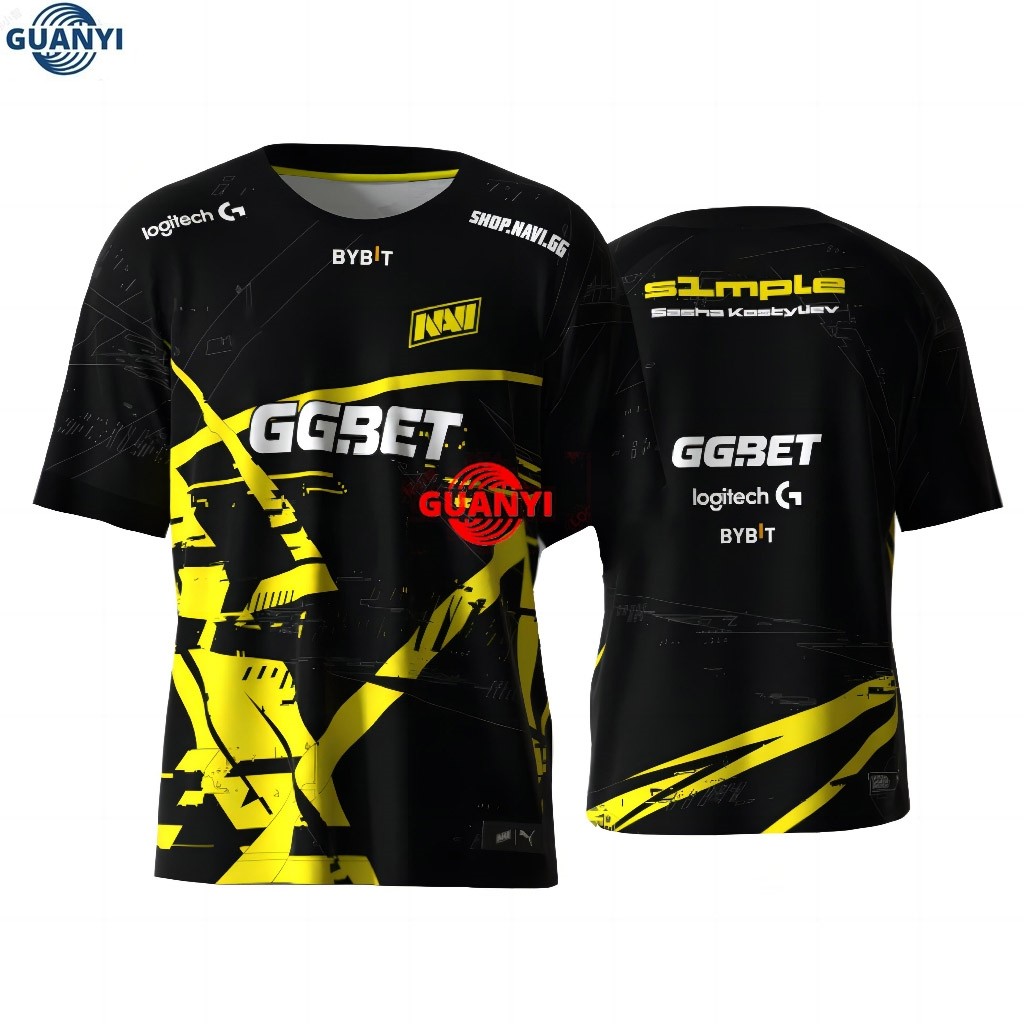 Free Custom Team Uniform NAVI S1mple 2023 CSGO Palyer Jersey