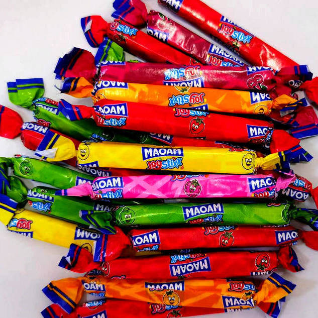 Haribo series MAOAM โยเกิร์ตบาร์รสน้ำผลไม้นำเข้าจากประเทศเยอรมนี ลูกอมรสนุ่มเคี้ยวยาวผสมรส