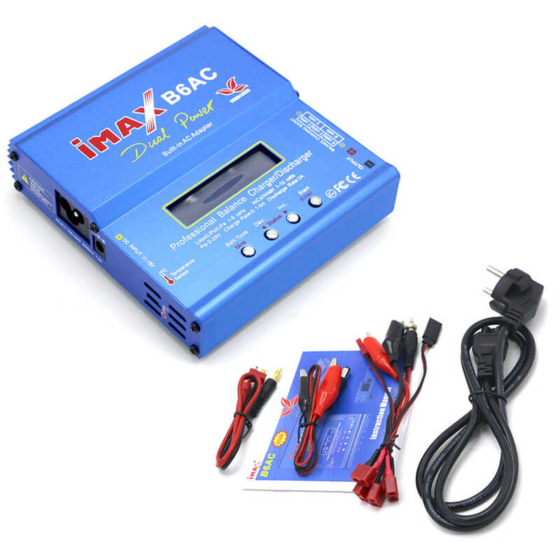 ภาพใหญ่: 189 Imax B6 AC RC 80W B6ac 6A Balance Charger หน้าจอ LCD แบบดิจิ