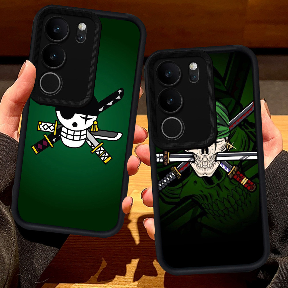 S69 Roronoa One Piece Casing สําหรับ Infinix Note 50X 50S HOT 50i 50 60 60i Pro Plus 5G สีดํา