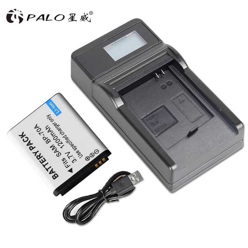 ▥ Bp-70A Ea-Bp70a Ia-Bp70a Bp70a Iabp70a แบตเตอรี่สำหรับ SAMSUNG Aq100 Dv150f Es65 Es67 Es70 Es