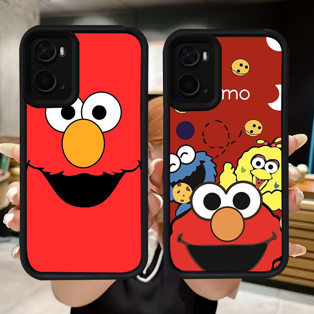 Q123 Sesame Street soft Casing สําหรับ OPPO A57 A77s A36 A77 A76 A57s A96 A57e