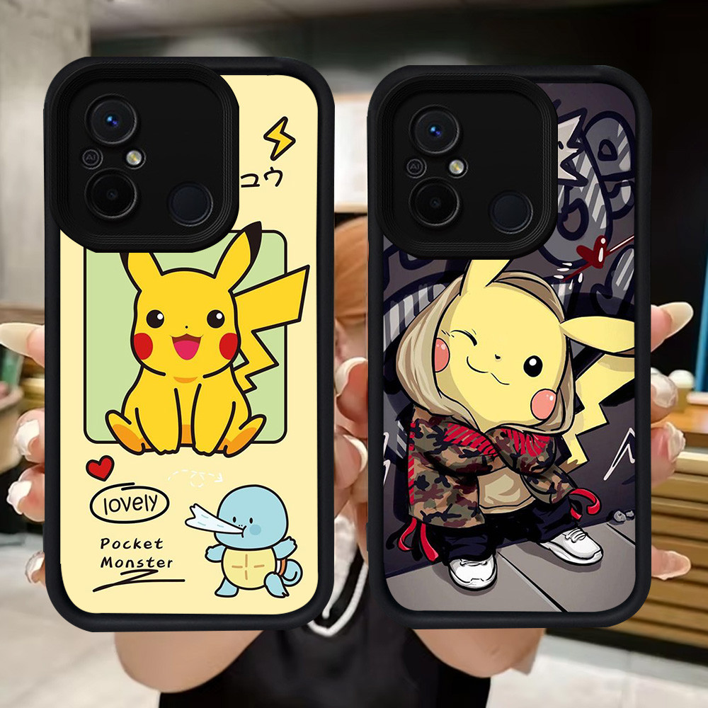 Q120 Pokemon soft สําหรับ Xiaomi Redmi หมายเหตุ POCO 10C A1 C71 F7 M3 C55 7 M4 9C 9T 12C C65 A5 9A A