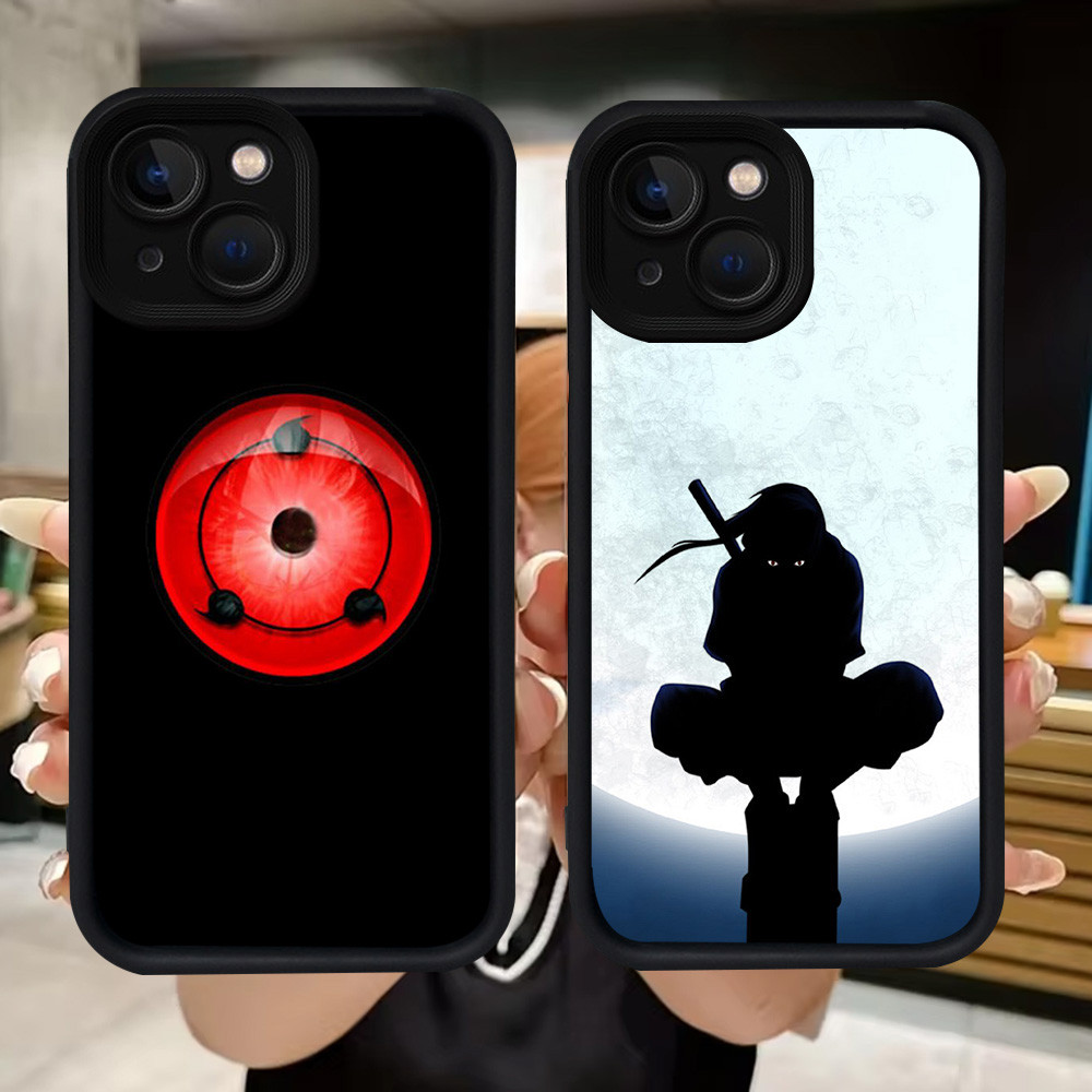 Q62 Naruto Itachi soft Casing สําหรับ iPhone 14 7 13 6s 6 8 Pro Max Plus