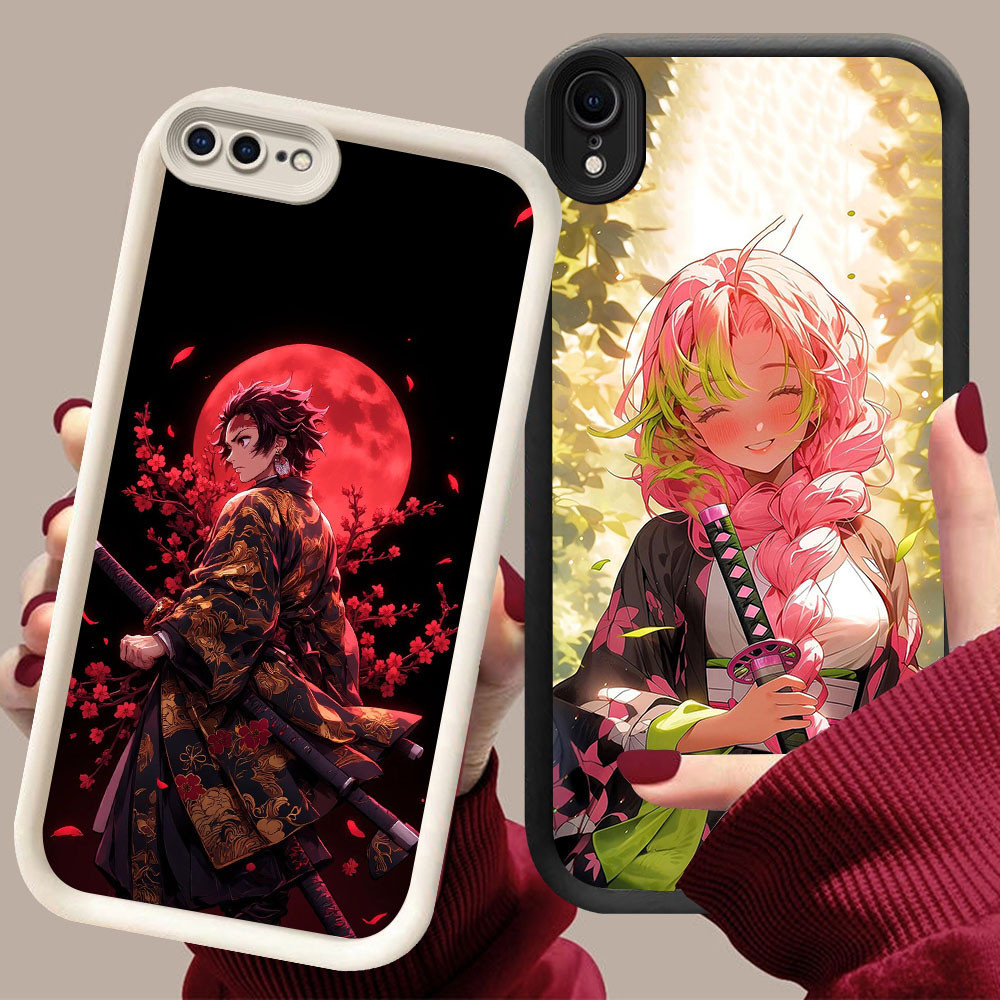 YZ-104 Demon Slayer Kimetsu ไม่มี Yaiba2 Cool Casing สําหรับ iPhone 8 7 X XR XS 6 Max Plus
